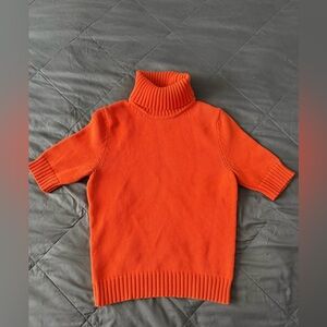 Lauren Ralph Lauren Orange Turtleneck Sweater Size PP